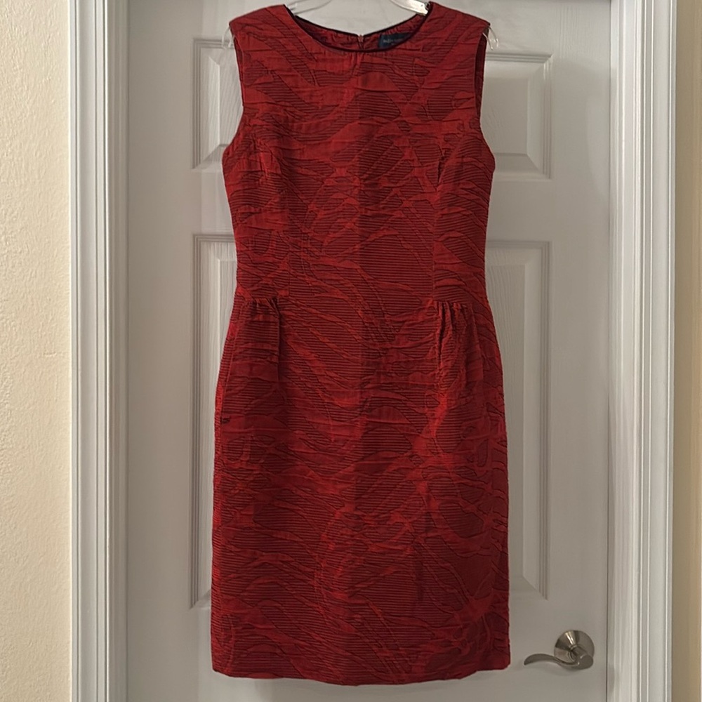 Piazza Sempione Textured Silk Blend Sheath Dress Sz IT 46- NFS do not buy